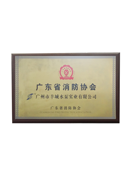 广东消防协会认证证书